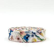 Load image into Gallery viewer, 1/2'' Double Fold Bias Tape Liberty of London Tana Lawn Felda Yellow 3 Yards