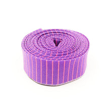 Load image into Gallery viewer, Quilt Binding Tula Pink True Colors Tiny Stripe Honesty Purple 1 1/4" Single Fold Binding