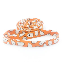 Load image into Gallery viewer, Double Fold Bias Tape 1/2'' Spooky Schoolhouse Ghosts Orange Halloween Bias Binding