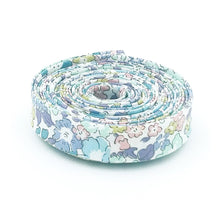 Load image into Gallery viewer, Double Fold Bias Tape 1/2'' Wide Liberty of London Tana Lawn Michelle Robin's Egg Blue 3 Yards Bias Binding