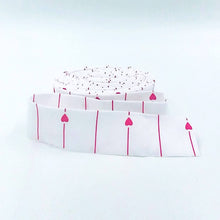 Load image into Gallery viewer, Quilt Binding All My Heart Stripe White Single Fold 1 1/4" Binding