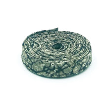 Load image into Gallery viewer, Double Fold 1/2'' Bias Tape Laboratory Composition Black Bias Binding Tim Holtz Halloween