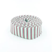 Load image into Gallery viewer, Quilt Binding Merry Little Christmas Stripe Cream 1 1/4" Single Fold Binding My Mind's Eye