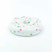 Load image into Gallery viewer, Double Fold Bias Tape 1/2'' Jingle Bells Sprinkles White