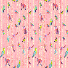 Load image into Gallery viewer, Tula Pink Full Moon Forest II Family Tree Honey Pink Fabric Half Yards 50th Tula Pink  Collection
