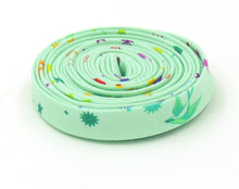 Load image into Gallery viewer, Double Fold Bias Tape 1/2'' Fairy Dust Mint Tula Pink