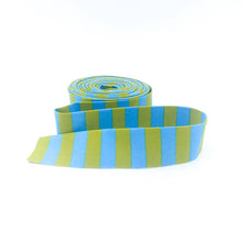 Load image into Gallery viewer, Quilt Binding Tula Pink Tent Stripe Myrtle 1/2'' Stripe 1 1/4" Single Fold Binding