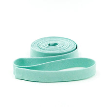 Load image into Gallery viewer, Double Fold Bias Tape 1/2'' Sweet Mint Green Solid Bias Binding