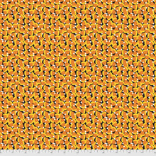 Load image into Gallery viewer, Boolicious Candy Corn Orange Fabric Half Yards