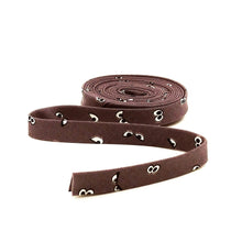 Load image into Gallery viewer, Double Fold Bias Tape 1/2'' Spooky Hollow Eyes Gray Glow In The Dark Halloween Bias Binding