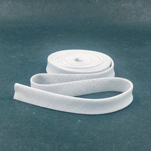 Load image into Gallery viewer, Double Fold Bias Tape 5/8'' Linen Blend Light Gray Bias Binding