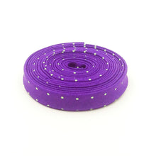 Load image into Gallery viewer, Double Fold Bias Tape 1/2'' True Colors Tiny Dots Opal Purple Tula Pink Bias Binding Bias Binding