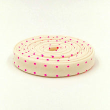 Load image into Gallery viewer, Double Fold Bias Tape 1/2'' True Colors Tiny Dots Cosmic Cream Tula Pink Bias Binding
