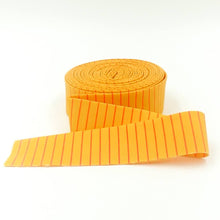 Load image into Gallery viewer, Quilt Binding Tula Pink True Colors Tiny Stripe Sunrise Yellow Single Fold 1 1/4" Binding