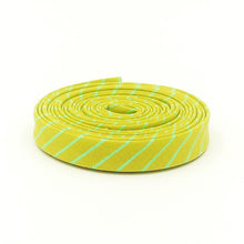 Load image into Gallery viewer, Double Fold Bias Tape 1/2'' True Colors Tiny Stripes Moonglow Green Tula Pink Bias Binding
