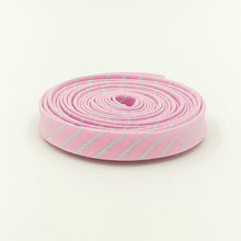 Load image into Gallery viewer, Double Fold Bias Tape 1/2'' True Colors Tiny Stripes Petal Pink Tula Pink