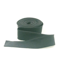 Load image into Gallery viewer, Bias Quilt Binding Linen Blend 1 1/4" Single Fold Dark Gray