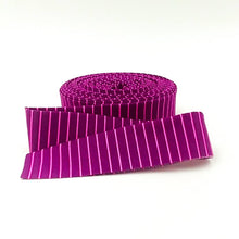 Load image into Gallery viewer, Quilt Binding Tula Pink True Colors Tiny Stripe Aster Purple 1 1/4" Single Fold Binding