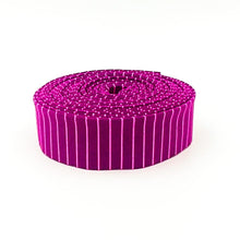 Load image into Gallery viewer, Quilt Binding Tula Pink True Colors Tiny Stripe Aster Purple 1 1/4" Single Fold Binding