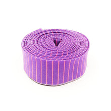Load image into Gallery viewer, Quilt Binding Tula Pink True Colors Tiny Stripe Honesty Purple 1 1/4" Single Fold Binding
