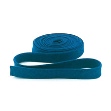 Load image into Gallery viewer, Double Fold Bias Tape 1/2'' Linen Blend Navy Blue Bias Binding