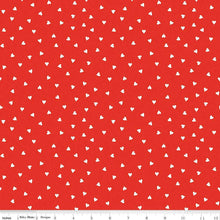 Load image into Gallery viewer, Be Mine Valentine Hearts Red J Wecker Frisch Riley Blake Designs Half Yard Fabric