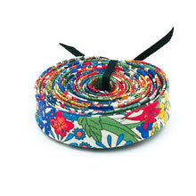 Load image into Gallery viewer, Double Fold Bias Tape 1/2'' Wide Liberty of London Tana Lawn Margaret Annie Multi 3 Yards