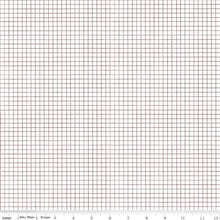 Load image into Gallery viewer, Journal Basics Graph Paper White Half Yard