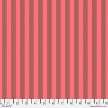 Load image into Gallery viewer, Tula Pink True Colors Tent Stripe NEON Nova Red Fabric Half Yards