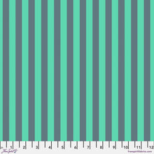 Load image into Gallery viewer, Tula Pink True Colors Tent Stripe NEON Spirit Green Fabric Half Yards
