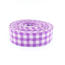 Load image into Gallery viewer, Quilt Binding Purple and Lavender 1/4'' Checked Gingham Riley Blake Designs