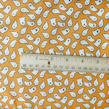 Load image into Gallery viewer, Quilt Binding Spooky Schoolhouse Ghosts Orange 1 1/4" Single Fold