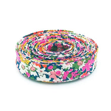 Load image into Gallery viewer, Double Fold Bias Tape 1/2'' Wide Liberty of London Tana Lawn Libby Blue 3 Yards Bias Binding