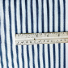 Load image into Gallery viewer, Quilt Binding Yuletide Forest Ticking Stripe Charcoal Cream 1 1/4" Single Fold Binding Christmas