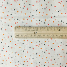 Load image into Gallery viewer, Double Fold Bias Tape 1/2'' Hey Bootiful Dots Off White Halloween Bias Binding