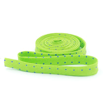 Load image into Gallery viewer, Double Fold Bias Tape 1/2'' True Colors Tiny Dots Meadow Green Tula Pink Bias Binding