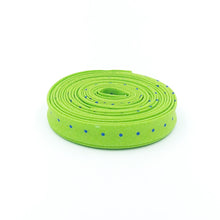 Load image into Gallery viewer, Double Fold Bias Tape 1/2'' True Colors Tiny Dots Meadow Green Tula Pink Bias Binding