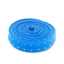 Load image into Gallery viewer, Double Fold Bias Tape 1/2'' True Colors Tiny Dots Sky Blue Tula Pink Bias Binding