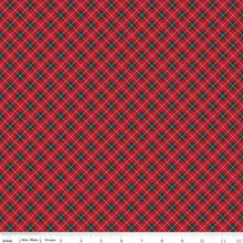 Load image into Gallery viewer, Woodsman Plaid Red/Black Riley Blake Designs Half Yard