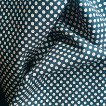 Load image into Gallery viewer, Double Fold Bias Tape 1/2'' Fright Delight Dots Black Orange Halloween Bias Binding