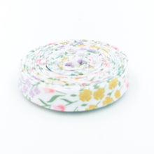 Load image into Gallery viewer, Double Fold Bias Tape 1/2'' Bunny Trail Spring Floral Cream Bias Binding Echo Park