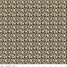 Load image into Gallery viewer, Quilt Binding Beggar's Night Eyeballs Glow-In-The-Dark Black 1 1/4" Single Fold Binding Sandy Gervais