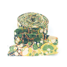 Load image into Gallery viewer, Quilt Binding Laboratory Experiment Green Tim Holtz Free Spirit Fabrics Halloween 1 1/4" Single Fold