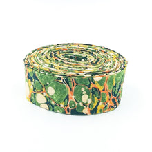 Load image into Gallery viewer, Quilt Binding Laboratory Experiment Green Tim Holtz Free Spirit Fabrics Halloween 1 1/4" Single Fold