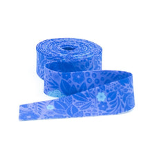 Load image into Gallery viewer, Quilt Binding 1 1/4" Single Fold Bias Love Always, AM Lace Cobalt Blue Anna Maria