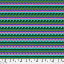 Load image into Gallery viewer, Good Gracious Castle Tops Juicy Green Blue Fabric Half Yards