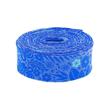 Load image into Gallery viewer, Quilt Binding 1 1/4" Single Fold Bias Love Always, AM Lace Cobalt Blue Anna Maria