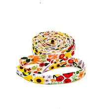 Load image into Gallery viewer, Double Fold Bias Tape 1/2'' Homemade White Bias Binding Echo Park