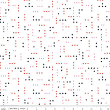 Load image into Gallery viewer, Down The Rabbit Hole Card Suits White Half Yard