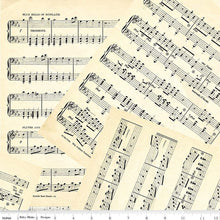 Load image into Gallery viewer, Journal Basics Music Parchment Half Yard
